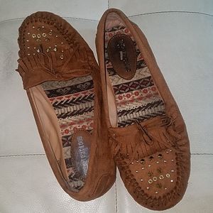 Dream Out Loud Studded Flat Moccasins